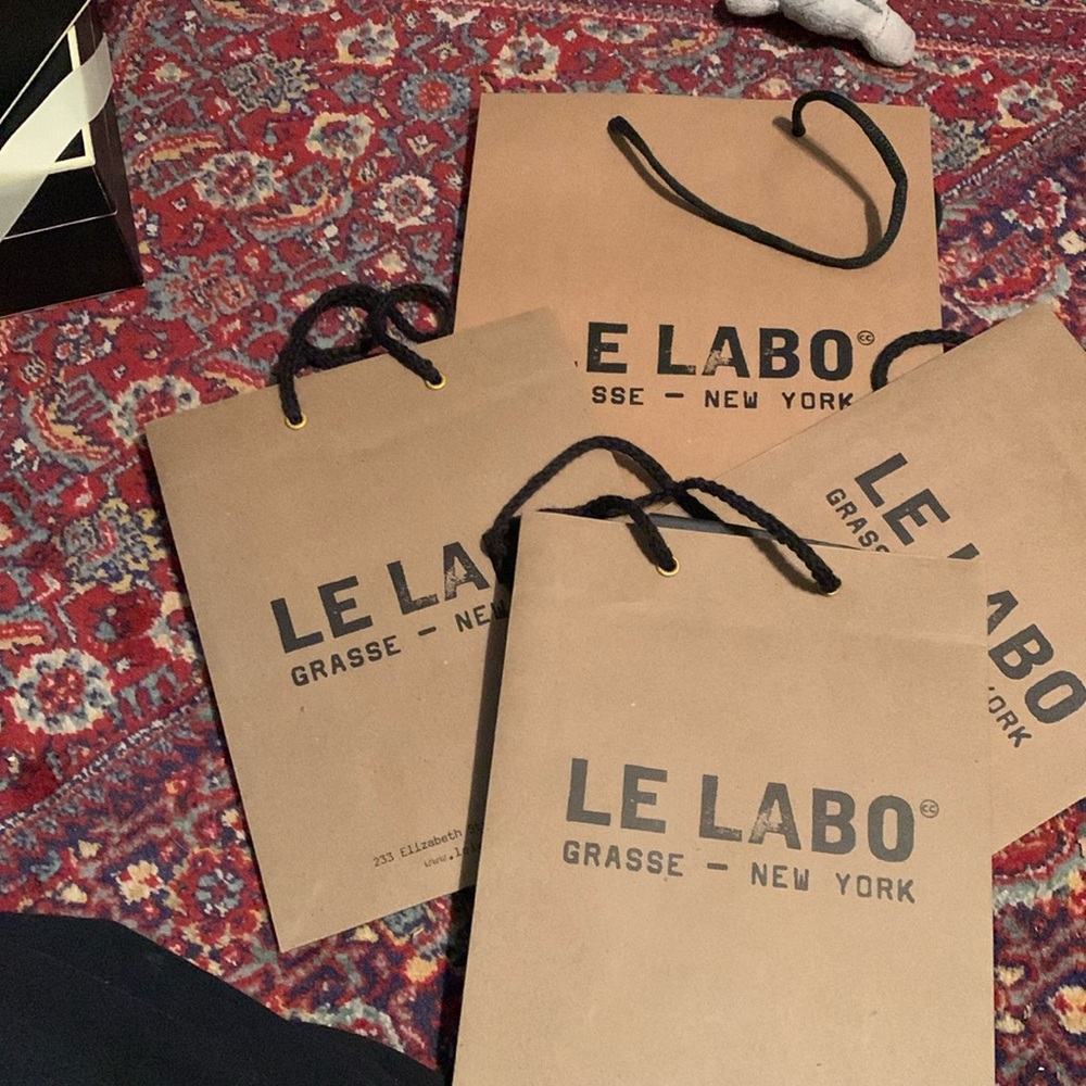 Le Labo shopping bags
